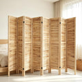 Natural Wooden Folding Privacy Room Divider