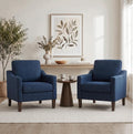 Blue Modern Upholstered Accent Chairs