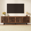 Modern Walnut Storage TV Entertainment Console