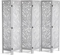 Carved Wooden Folding Privacy Room Divider